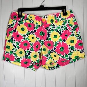 Lilly Pulitzer Callahan Doodle Bug Shorts Floral Print Spring Summer Preppy sz 4